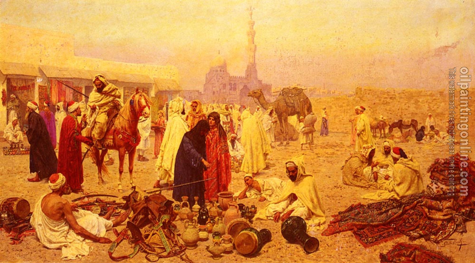 Giulio Rosati - An Arabian Market